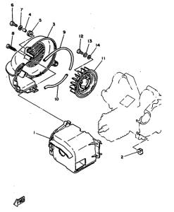 YN50R Кожух вентилятора