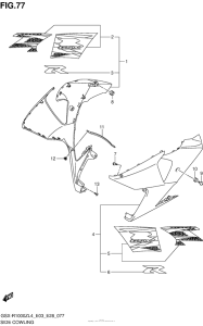 GSX-R1000Z Side Cowling