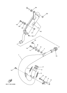 YZ125 Выхлопная система