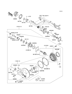 VN1600 Drive shaft / final gear(1 / 2)