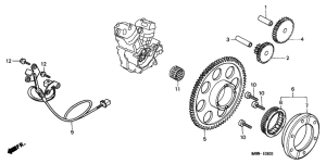 XL600V Pulse generator /  starting clutch
