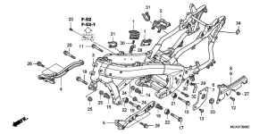 GL1800 (ABS) Frame body