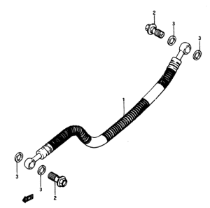 GS1150 Задние тормозные трубки