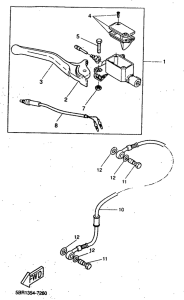 YQ50 Главный тормозной цилиндр