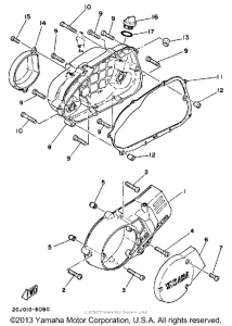 YSR50U Боковые крышки