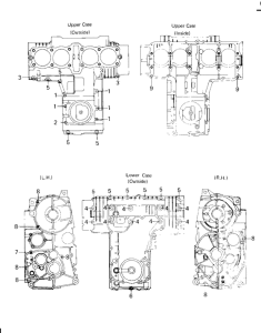 KZ650 Crankcase bolt & stud pattern