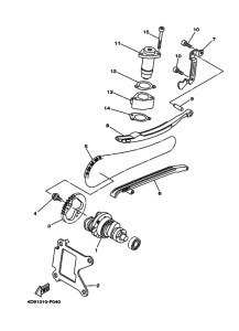 YP250 カムシヤフト & チエーン