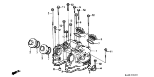 SLR650 Крышка головки цилиндров
