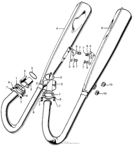 CB350 Cb35og muffler