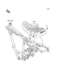 BJ250 Сиденье