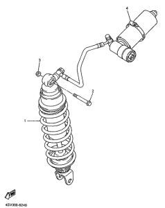 YZF1000R Задняя подвеска