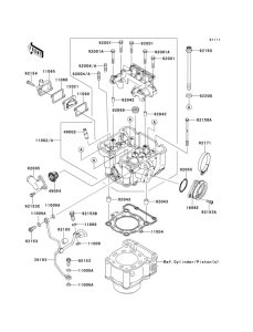 Головка цилиндров
