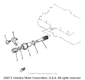 XJ550RH Тахометр