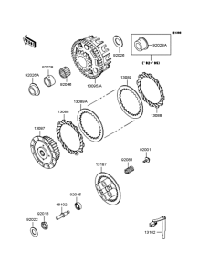 ZR250 Сцепление
