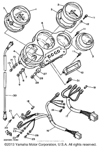FZR750RT Приборы
