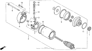 CB750 Стартер