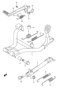 GSF650 (ABS) Stand comp