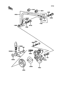 KH125 Масляный насос