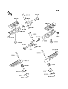 ZR1100 Подножки