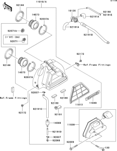 EN500 Воздушный фильтр
