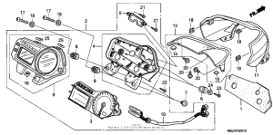 CB600F Спидометр