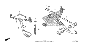 PCX125 Подножка