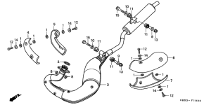 NSR125R Глушитель