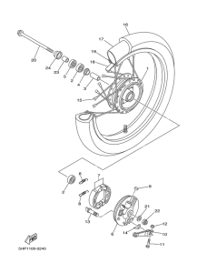  Переднее колесо