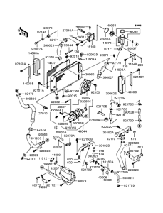 ZR400 Радиатор