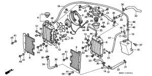 XRV650 Радиатор