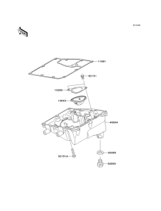 ER650 Маслянный поддон