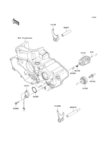  Валы и вилки переключения передач
