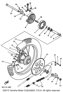 RT180B Переднее колесо