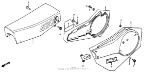CR480 Seat + side cover 82