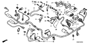 VTR1000F Жгут проводов