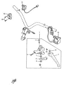 CW50RS Handle switch. lever