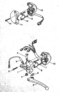 YH50 Handle switch. lever