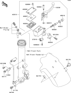 ER650 Главный тормозной цилиндр