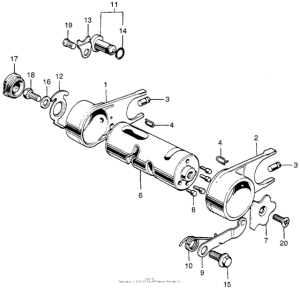 C70 Вилка переключения передач