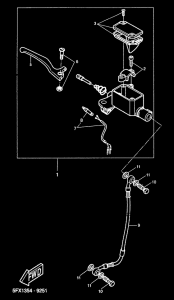 CW50RS Главный тормозной цилиндр