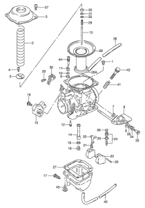 GS125 Carburetor assy