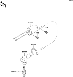 KX125 Система зажигания