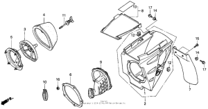 CR250R Воздушный фильтр