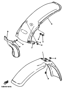 YZ250WR YZ250WRW Крыло