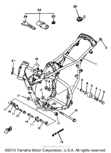 YZ125H Frame - tool