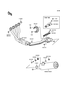 ZX1200 Глушитель