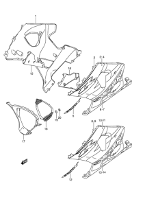 GSX-R1000 Under cowling