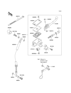 EX250 Главный тормозной цилиндр