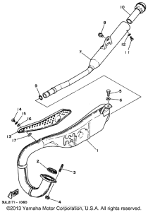 RT100H Выхлопная система