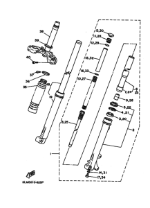 DT50LC DT50 フロントフオーク 2